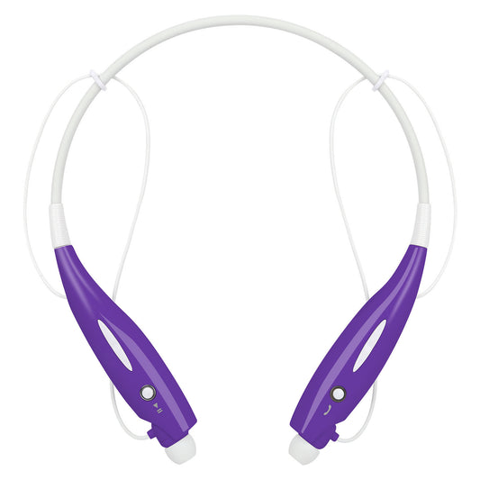 Wireless Stereo Headsets Sport Neckband Headphones In-ear Magnetic IPX4 Waterproof Earbuds With Built-in Mic Call Vibrate Alert Number Broadcast Running Gym
